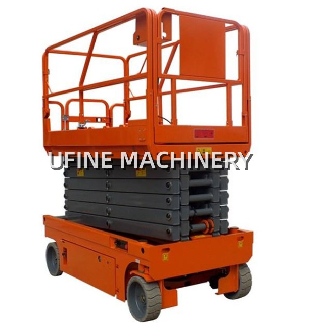 semi electrical lift platform manlift siccor electric lifting scaffolding mobile scissor lift