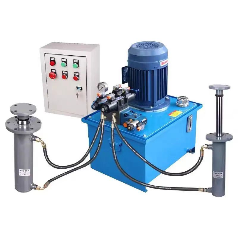 Hydraulic power pack station system for hydraulic baling press - 副本