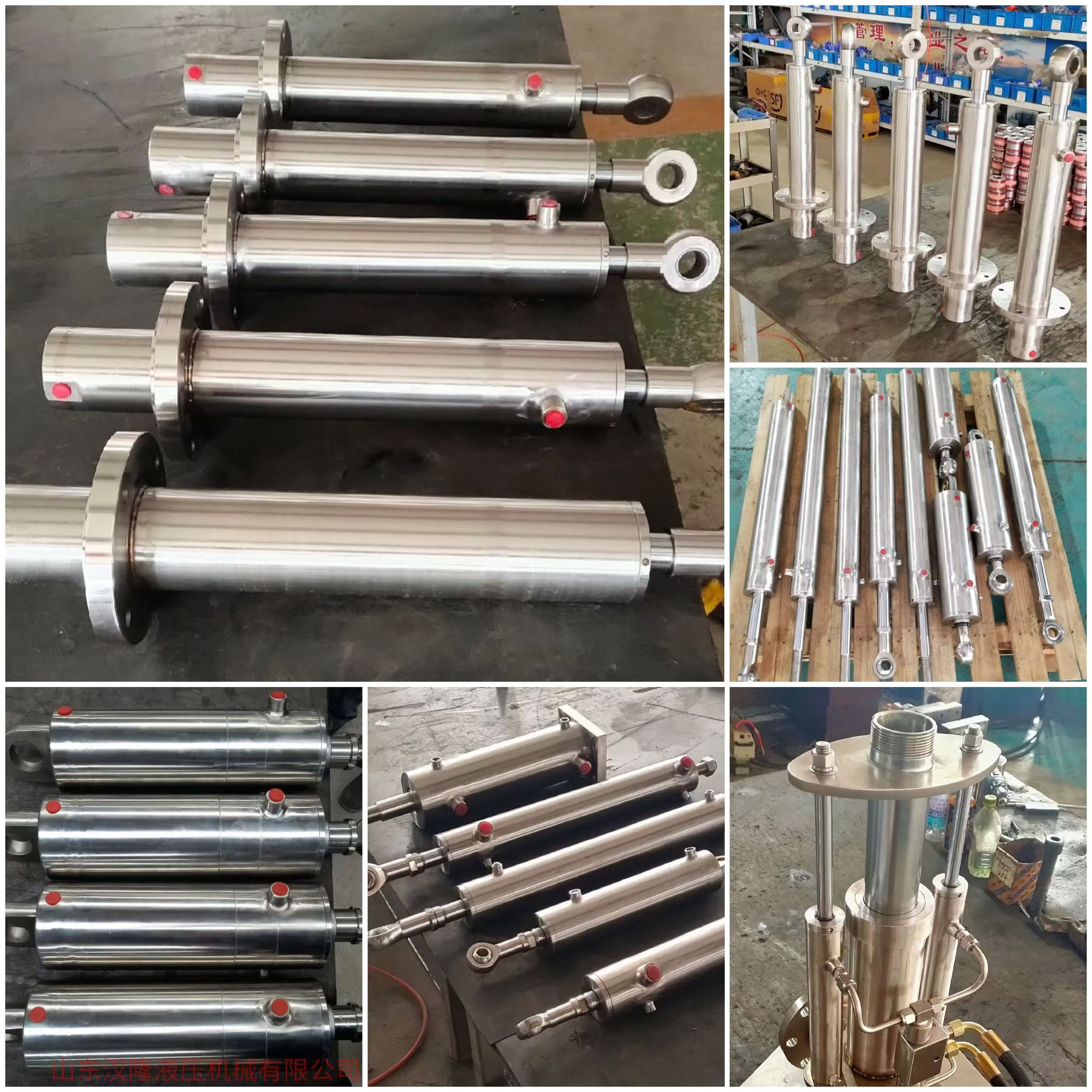 Swimming pool mobile floor hydraulic lifting system stainless steel hydraulic cylinder components