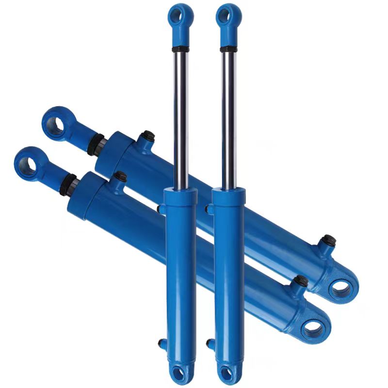 Special structure Trailer Lifting tool  2000mm long  2 stroke cylindertipper hook lift cylinder