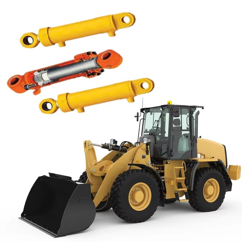 3 Stage Telescopic Hydraulic Cylinder For Dump Truck