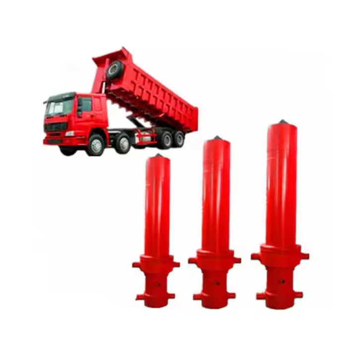 Factory Double Acting 3 4 5 Stages Telescopic Hydraulic Cylinder For Press