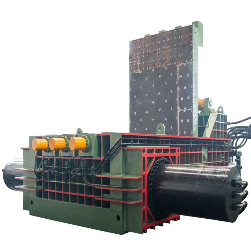 Semi-Automatic 30-40T Horizontal small Industrial Waste Paper Baler Machine baling press Rice straw hay machine